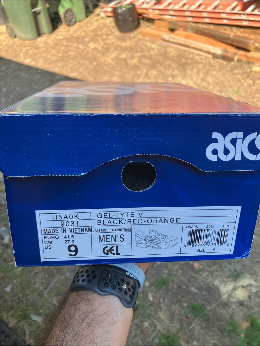 Bait x ASICS gel lite v bay pack sf giants rare sz 9 - Picture 7 of 7
